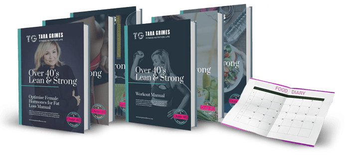 Over 40's Lean and Strong ebook covers by Tara Grimes